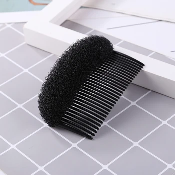 1pc Testa Volume do Cabelo Fluffy Puff Esponja Pad Clipe Pente do Cabelo de DIY Ferramenta de Estilo de Maquiagem do Salão de Estilo de Cabeleireiro Clip