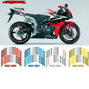 Para HONDA CBR 1100XX 125R 300R 500R de Alta qualidade a motocicleta da frente e traseira da roda de borda, adesivos Reflexivos faixa de rodas