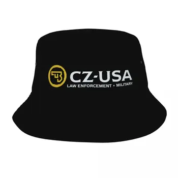 Moda CZ USA Armas Logotipo Chapéu de Balde Unisex Proteção UV Exterior Pesca Pescador Chapéu Quente de Verão, Praia, Escapadela de Férias Headwear