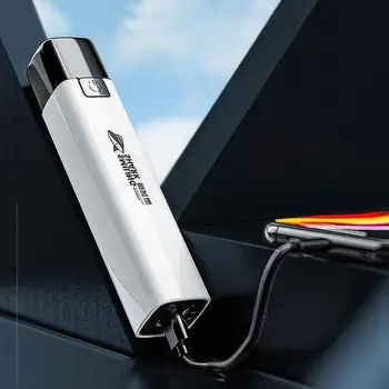 USB Brilho da Lanterna elétrica Recarregável de Alimentação Impermeável Usado Tocha Como Pocket Pode Lanternas Lanterna Lâmpada ao ar livre Tocha Portátil