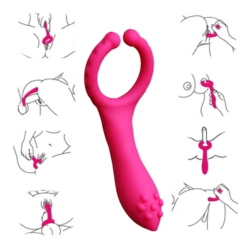 G-Spot Impermeável Vibrador Vibrador Adulto Do Sexo Brinquedos De Silicone Clitóris Ou Da Vagina, Pênis Estimulador Massageador Erótico Produto Para Casal