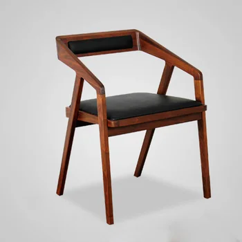 Moderno E Minimalista Cadeira De Madeira Nórdica Salão Office Maquiagem Design De Jantar, Relaxar Cadeiras Avançado Adulto Mueblesa Móveis De Cozinha