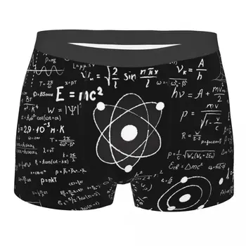 Homem Geek Professor De Matemática Presente Cueca Física Quente Cuecas Boxer Shorts, Cuecas Masculinas Respirável Cuecas Plus Size