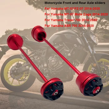 Tracer XSR700 Moto Suporte do Parafuso do braço oscilante de Spool Frente da Roda Traseira Eixo Garfo Queda Deslizante Para a YAMAHA MT07 FZ07 MT-07 2014-2020