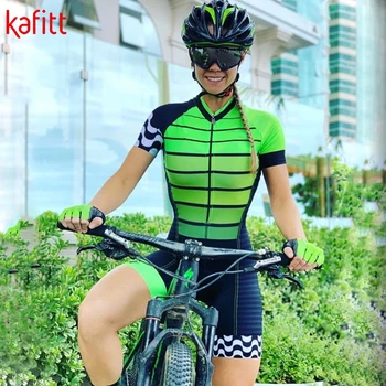 kafitt ciclismo conjunto de bermuda de ciclismo de Mulheres 2021 macacão de mountain bike de ciclismo roupas de triatlo shorts conjuntos de maillots
