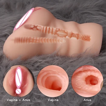 Real Vagina Masturbador Masculino Sexo Brinquedos De Silicone Boca Artificial Bolso Buceta Loja Produtos Sensuais Brinquedos Para Adultos Homens A Masturbação