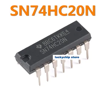 Original genuíno SN74HC20N SN74HC20 74HC20 pacote PDIP-14 dual-channel 4-entrada positiva porta NAND chip