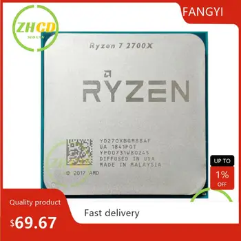 Para a AMD Ryzen 7 2700X R7 2700X 3.7 GHz Octa-core, de 16 de thread 16M 105W CPU Processador YD270XBGM88AF Soquete AM4