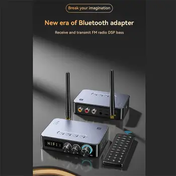 Compatível com Bluetooth 5.1 Receptor 1200mah Transmissor Estéreo de 3,5 mm entrada Auxiliar Rca de Áudio sem Fios Adaptador Para Fone de ouvido