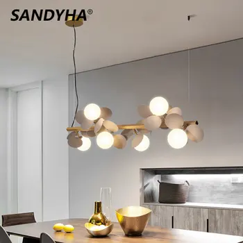 Moderno Longo Lustre de Bolas de Vidro do Teto Pingente de Ouro Luz LED Interior das Lâmpadas Sala de estar sala de Jantar Cozinha de Casa Dector Luminárias