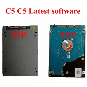 Software mais recentes para o MB Star C4 C5 C6 SD Conectar 320GB HDD 360GB SSD DTS/Mónaco/Xentry/DSA/EPC/WIS Para 95% Laptops Win10