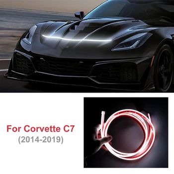Capa Do Carro Luzes De Tira Para O Corvette C7 2014 2015 2016 2017 2018 2019 Ambiente Decorativo Lâmpadas Ambiente De Luzes De Circulação Diurna