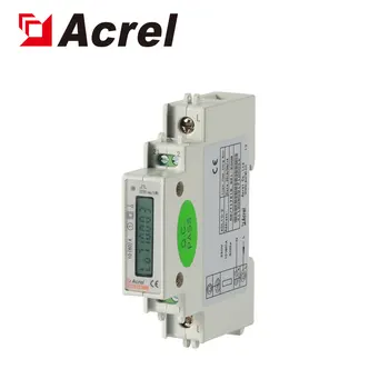 Acrel ADL10-E Fábrica de Electricidade em Trilho Din da Fase monofásica de kWh de Energia Medidor de Energia RS485 Modbus-RTU 10(60)UM