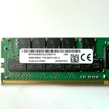 1PCS MTA72ASS8G72LZ-2G9DITG Para MT RAM, 64GB 64G 4DRX4 DDR4 2933 PC4-2933Y LRDIMM REG Memória