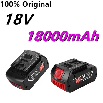 Original 18V 18000mAh bateria Recarregável Li-ion Bateria Para Bosch 18V Bateria de Backup 18.0 Um Portátil Substituição BAT609 luz Indicadora