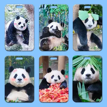 Panda Fubao Cartão De Peito De Cartão De Autorização De Trabalho De Acesso De Cartão