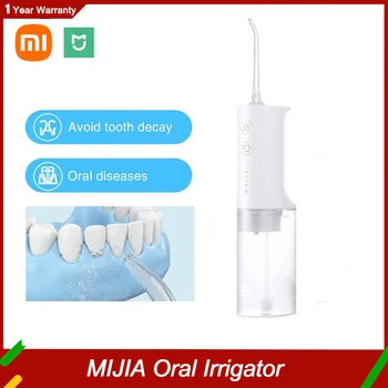 XIAOMI MIJIA Portátil Oral Irrigantes Dental Para Irrigantes Dentes de Água Flosser Bucal Cálculos Oral água limpa thread Para Dentes