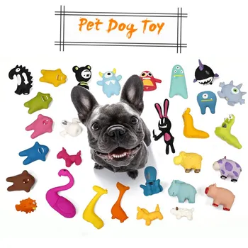 Borracha Squeaker Brinquedos para Cão Pequeno e Engraçado Cachorro Brinquedos Interativos Brinquedos do animal de Estimação para Cães de Grande porte Animais de estimação Bonitos Acessórios, Suprimentos Mastigar Brinquedos