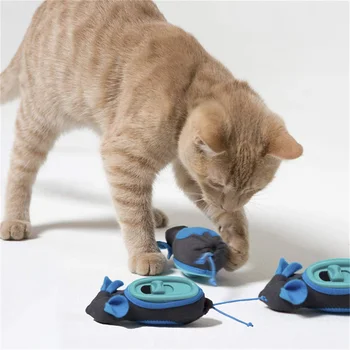 O Brinquedo do gato de Interior de Caça Snacker Distribuidor Lento Alimentador Engraçado Vazamento de Alimentos de Brinquedo para Gatos Que gostam de Pesquisa e de busca Acessórios para animais