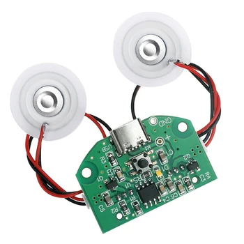 Dupla Spray de Atomização Módulo USB Umidificador de Condução da Placa de Circuito DIY de Incubação Verde&Branco