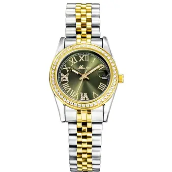 Marca De Luxo Senhoras Relógio De Quartzo Impermeável Relógio De Desporto De Senhoras De Alta Qualidade De Aço Inoxidável Relógio Reloj Mujer Missfox 2023