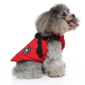 Recém-Pet Casaco de Outono Inverno Frio do Cão Colete com Tração Fivela para Cães de Pequeno porte