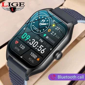 LIGE 2023 Nova chamada Bluetooth Smartwatch 1.85