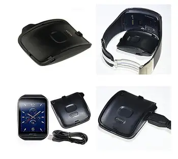 50pcs USB Carregador Dock Station suporte de Carregamento & Cabo USB para Samsung Galaxy Engrenagem de Ajuste S R750 R 750 Smart Watch acessórios