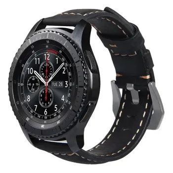 Couro genuíno do esporte relógio de banda Para samsung Galaxy watch active 42mm smart watch, alça Para S3 esporte relógio de Substituição Nova correia