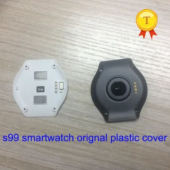 s99 s99a s99b relógio smartwatch phonewatch hora smart watch Original de plástico tampa de trás caso relógio de pulso preto tampa branca