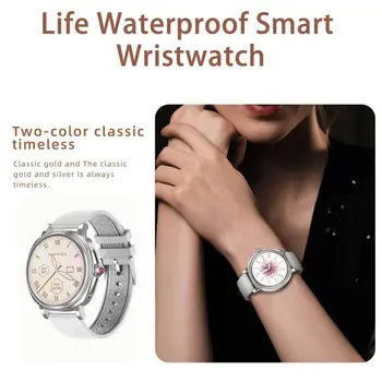 ZL60 Smart Watch compatível com Bluetooth Chamada 1.09-polegadas Touch da Tela da Cor da Rodada de Suspensão de Monitoramento Unisex Fitness Tracker 123 S