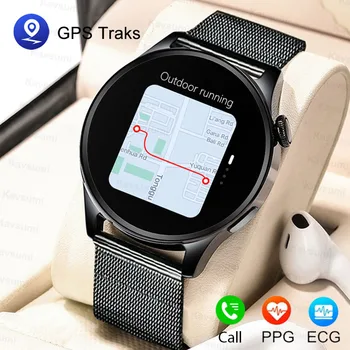 2023 NFC Smart Watch Homens Track GPS de Relógios do Esporte Mulheres frequência Cardíaca Período Menstrual de Chamada Bluetooth ECG Smartwatch Para Android IOS