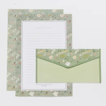 9pcs Envelope com Carta de Almofadas de DIY Festa de Casamento, Convite, Cartão Postal de Papel de Carta Tampa coreano Papelaria materiais de Escritório