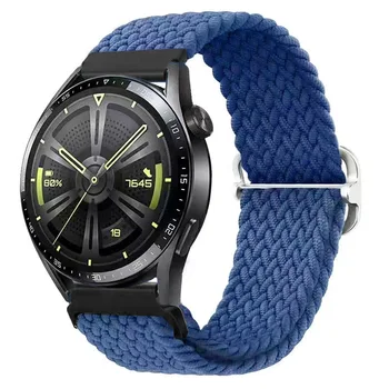 20mm 22mm Trançados pulseiras de Relógio Para Samsung Galaxy watch 4 3 5 pro ativo 2 Engrenagem S3 Ajustável Pulseira Bracelete