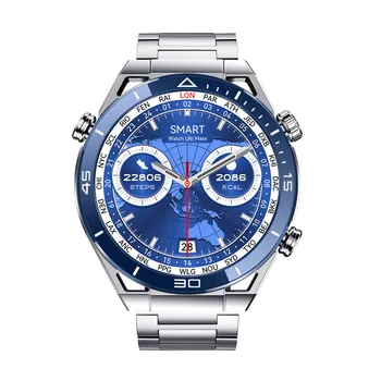 Smart Watch DT Ultra Mate os Homens de Negócios NFC, Carregamento sem Fio BT Chamada Bússola de 1,5 polegadas, Ecrã HD Smartwatch Sport Tracker