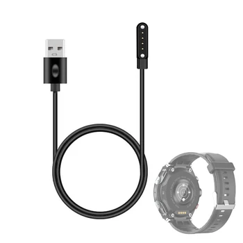 Desong Smartwatch Cabo de Carregamento de 4 Pinos 7.62 Magnéticas de Sucção Cabo de Carregamento USB para T92 Smart Watch