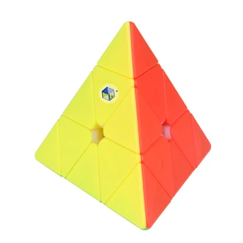 Magnético Magia Pirâmide Cubo Stickerless Yongjun Ímãs Triângulo De Quebra-Cabeça Velocidade, Cubos Para Crianças De Presente Brinquedo Quebra-Cabeça Cubo De