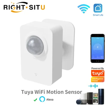 Tuya PIR wi-Fi/Zigbee Sensor de Movimento Eletrônico de Alarmes Detector de Movimentos Presença de Segurança de Proteção do Alarme detector de corpo Humano