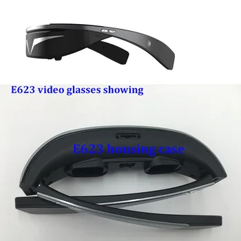 habitação caso a tampa plástica de peças de reposição para e623 Óculos óculos Full HD 1080P 3D de Vídeo virtual de Óculos de toda a carcaça de plástico