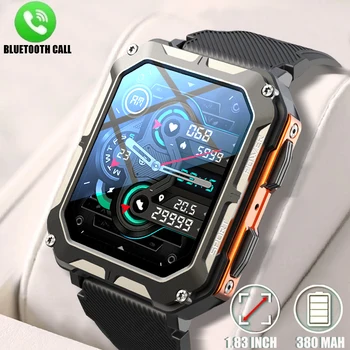2023 Chamada Bluetooth Smart Watch Homens Militar Smartwatch Mulheres Pressão Arterial frequência Cardíaca de Oxigênio no Sangue de Fitness Relógios AI Voz