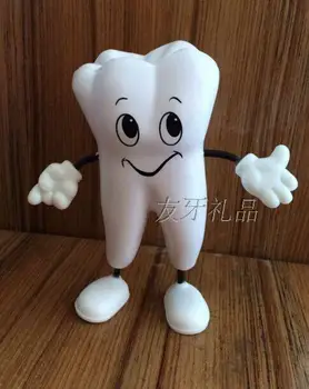 PU dental atividades de mãos e pés dental modelo de publicidade brindes promocionais pode ser impresso LOGO
