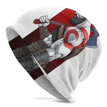 Tricô Chapéu De Kratos Moda Gorro Caps Deus Da Guerra, Jogo De Ação E Aventura Skullies Beanies De Esqui Tampões De Algodão Bonnet Chapéus