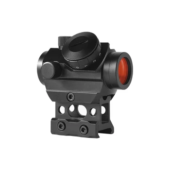 1x22mm Aumentar Ferroviário Holográfico T1G Mini Red Dot Ponteiro do Escopo de Visão do Telescópio Riflescope Exército Acessórios de Caça