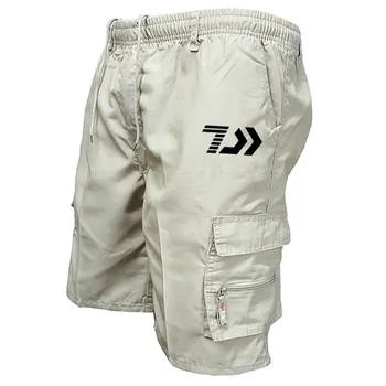 2023 Nova Carga de Mens Shorts Casual Multi-bolsos Shorts Masculino Solta Calças Curtas de Verão Esportes ao ar livre Executando Shorts de Caminhada