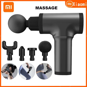 2023 Novo Xiaomi Massagem Arma Eléctrica de Pescoço com Massageador Inteligente Bater Fáscia Arma para o Corpo, Massagem de Relaxamento, Fitness Muscular, Alívio da Dor