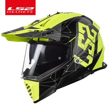 LS2 PIONEIRO EVO off-road de moto capacete de lente dupla ls2 mx436 motocross capacete o capacete casco carapaça capacete integral