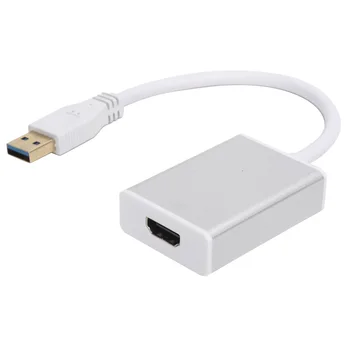 USB para Interface Multimédia de Alta Definição com Adaptador de Unidade de Estender Apresentar DeviceSilver Cinza