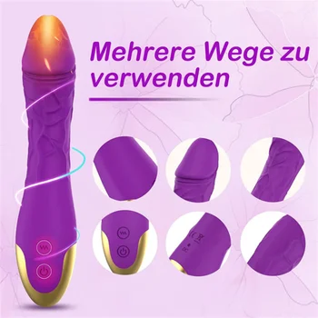 Silicone Vibrador Ponto G Vibradores para as Mulheres Impermeável 10 Velocidades Vibrador Massageador do Clitóris Feminino Masturbador Brinquedos Sexuais